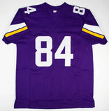 Randy Moss Signed Minnesota Vikings Jersey (Beckett) 6xPro Bowl Wide Receiver