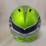 KENNETH WALKER III SIGNED SEAHAWKS FLASH SPEED REPLICA HELMET BECKETT