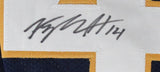 Kyle Hamilton Autographed Blue Custom Football Jersey Notre Dame Beckett