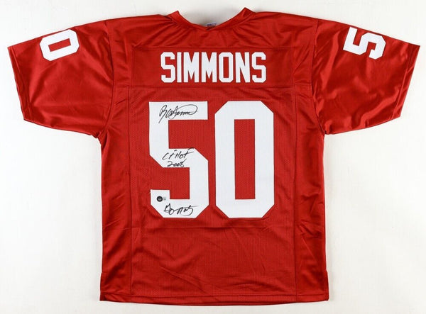 Ron Simmons Signed Florida State Seminoles Jersey (Beckett COA) WWE & WCW Champ