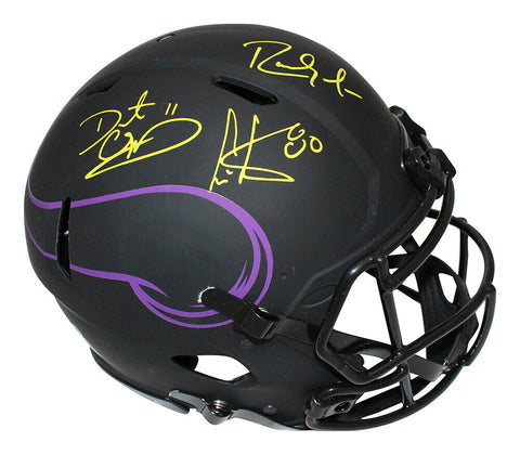 Moss, Carter, Culpepper Vikings Combo Pro Eclipse Helmet BAS 40234