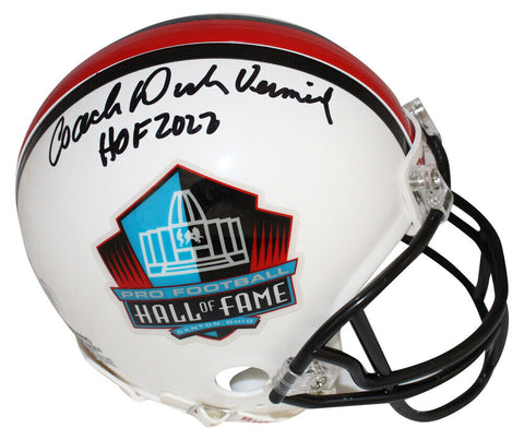 Dick Vermiel Autographed/Signed Hall of Fame VSR4 HOF Mini Beckett 40637