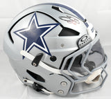 Emmitt Smith Autographed Dallas Cowboys F/S Axiom Helmet - Beckett W Hologram