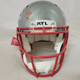 DRAKE LONDON SIGNED ATLANTA FALCONS F/S FLASH SPEED AUTHENTIC HELMET BECKETT QR
