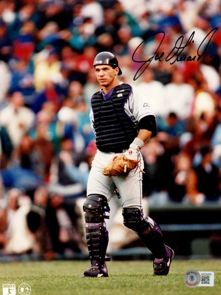 Joe Girardi Autographed/Signed Colorado Rockies 8x10 Photo Beckett 50566