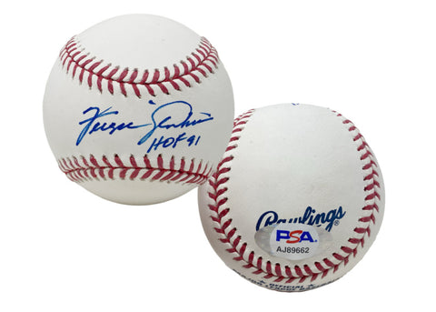 Fergie Jenkins Autographed "HOF 91" Official Major League Baseball PSA