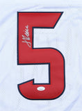 Jalen Pitre Signed Houston Texans Jersey (JSA) 2022 2nd Round Pick / Def. Back