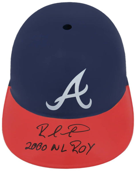 Rafael Furcal Signed Braves Replica Souvenir Batting Helmet w/2000 ROY -(SS COA)