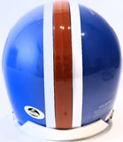 Rich Jackson Autographed Broncos "D" Mini Helmet Inscribed "ROF 87" LSM COA