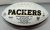 Packers BO MELTON Signed Full Size White Panel Green Bay LOGO Football AUTO JSA