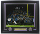 Justin Tucker Signed Framed 16x20 Ravens Record Field Goal Photo BAS
