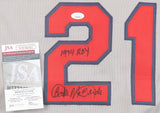 Bake McBride Signed St. Louis Cardinals Jersey Inscribed "74 ROY" (JSA COA) O.F.