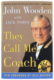 UCLA John Wooden "Best Wishes" Signed They Call Me Coach Book BAS #BR84268