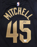 Cavaliers Donovan Mitchell Autographed Nike Jersey Spider Beckett XP14157787