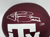 Johnny Manziel Autographed Texas A&M Full Size Helmet Johnny Football /50 Panini