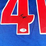 Saddiq Bey signed jersey PSA/DNA Detroit Pistons Autographed