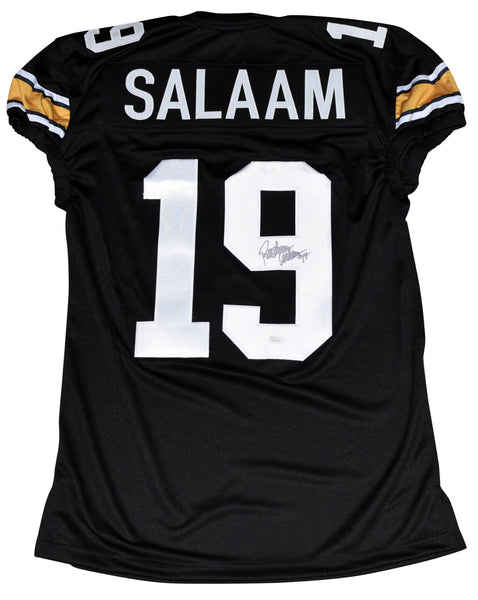 RASHAAN SALAAM SIGNED COLORADO BUFFALOES #19 BLACK GAME CUT JERSEY JSA