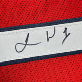 Autographed/Signed Jimmie Ward Houston Red Football Jersey Beckett BAS COA