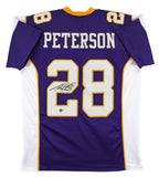 Adrian Peterson Authentic Signed Purple Pro Style Jersey Signed on #2 BAS Wit