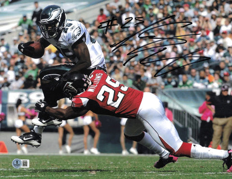 LeSean McCoy Autographed 11x14 Photo Philadelphia Eagles Beckett BAS QR #BS30526