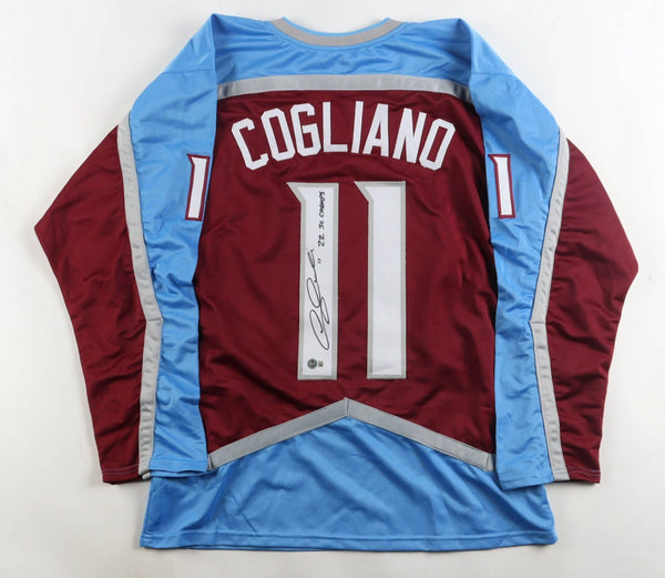 Andrew Cogliano Signed Colorado Avalanche Jersey "22 SC Champs" (Beckett)