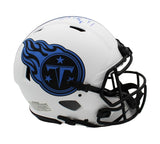 Earl Campbell Signed Tennessee Titans Speed Authentic Lunar Helmet w- "HOF 91"