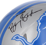 Barry Sanders Detroit Lions Autographed Riddell Speed Authentic Helmet