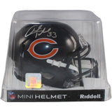 Charles Tillman Autographed Chicago Bears Mini Helmet Beckett Witness 56379