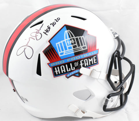 Jimmy Johnson Autographed NFL HOF F/S Speed Helmet w/HOF - Beckett W Hologram