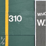 Replica Green Monster Art Of Jon Lesters 5/19/08 No Hitter 7x Autographed