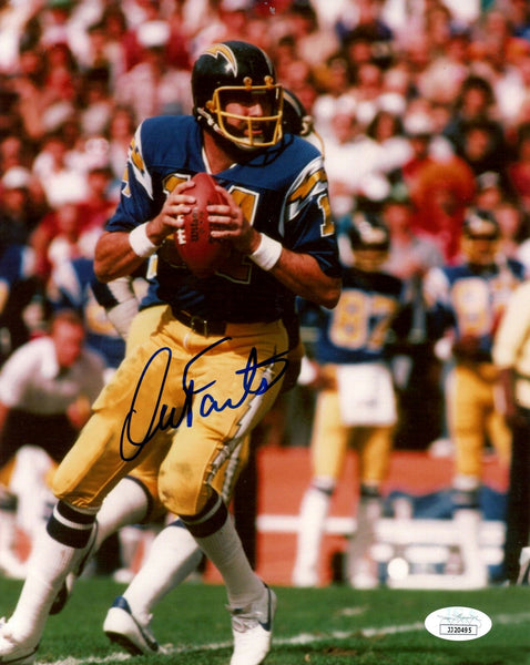 Dan Fouts HOF San Diego Chargers Signed/Autographed 8x10 Photo JSA 154822