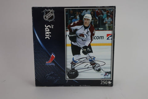 Joe Sakic Autographed Puzzle Box JSA COA