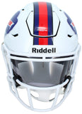 Jim Kelly Autographed (In Red) Buffalo Bills Speedflex Midi Helmet Beckett
