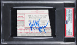 Hulk Hogan Signed 1987 Wrestlemania III Ticket Stub Auto 10! PSA/DNA Slabbed
