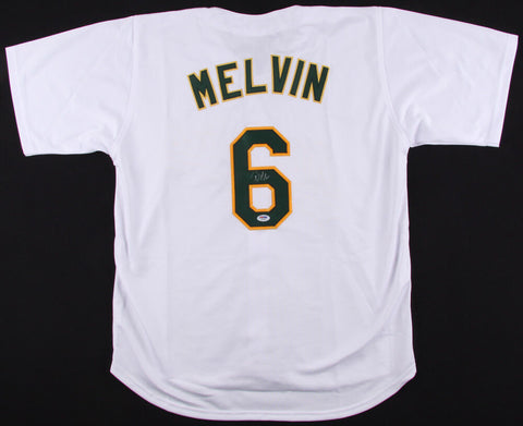 Bob Melvin Signed Athletics Jersey (PSA COA) Oakland A's Manager 2011 / 2021