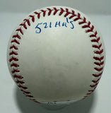 FRANK THOMAS Signed Official MLB Baseball w/ "521 HR's" AUTO - JSA