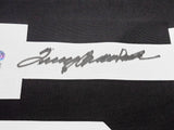 STEELERS TERRY BRADSHAW AUTOGRAPHED SIGNED BLACK JERSEY BECKETT WITNESS 232815