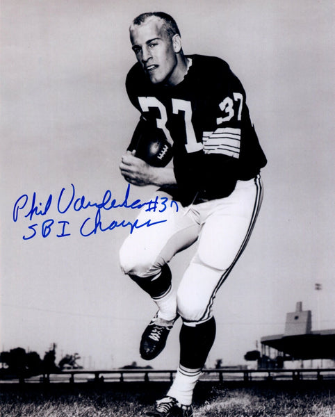 Packers PHIL VANDERSEA Signed 8x10 Photo #5 AUTO w/ "SB I Champ"