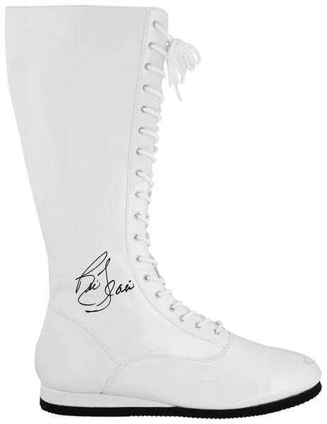 Ric Flair Signed White Wrestling Costume Boot - (JSA COA)