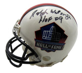 Ralph Wilson HOF Buffalo Bills Autographed/Signed Mini Helmet JSA 201575