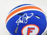 STEVE SPURRIER AUTOGRAPHED FLORIDA BLUE THROWBACK MINI HELMET BECKETT 236154