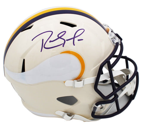 Randy Moss Signed Minnesota Vikings Full Size Speed Retro Helmet