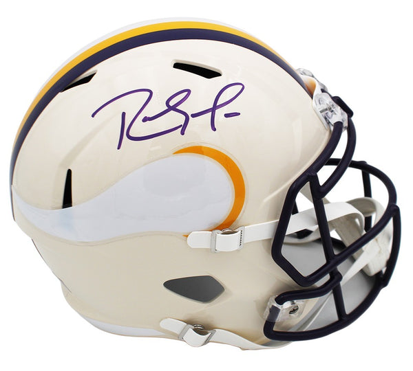 Randy Moss Signed Minnesota Vikings Full Size Speed Retro Helmet