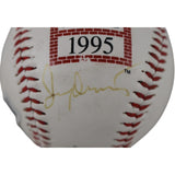 Jerry McMorris Autographed Colorado Rockies 95 Logo Baseball Beckett 51597