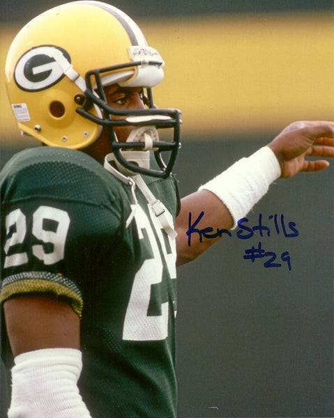 Packers Safety KEN STILLS SR. Signed 8x10 Photo #2 AUTO ~