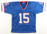 Tommy DeVito Signed New York Giants Home Jersey (JSA) Ex-Illini Quarterback