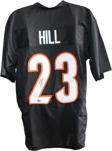 Dax Hill Autographed/Signed Pro Style Size XL Black Jersey Beckett 59444