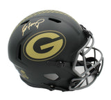 Brett Favre Signed Green Bay Packers Speed Full Size Salute to Service 4 Helmet