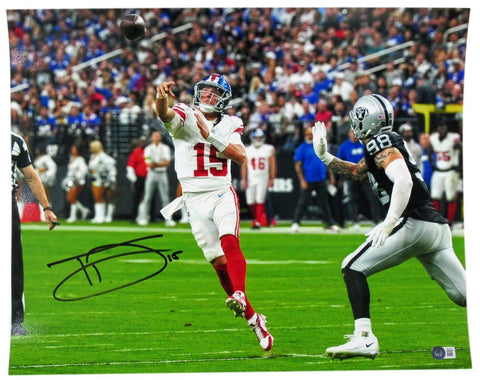 Tommy DeVito Autographed/signed 16X20 Photo NY Giants Beckett 184882