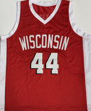 FRANK KAMINSKY Signed Custom Replica Badgers Red Jersey AUTO - BAS
